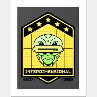 Interdimensional beings Posters and Art